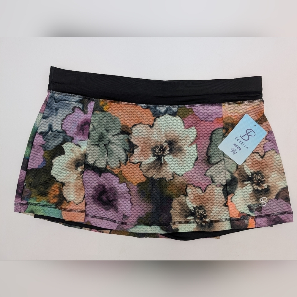 Sofibella Airflow SPF50+ Quick Dry 4 Way Strech 13" Tennis Skort Women Size XL - Picture 3 of 17